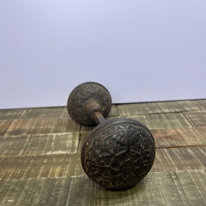 Vintage Cast Door Knob Set