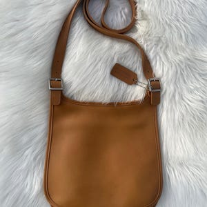 Coach Y2K Slim Hippie Saddle Bag in Camel with Original Hangtag - Number 9135