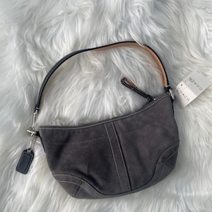 Coach Gray Suede Hobo Bag with Original Hangtag - Number 4284 - NWT