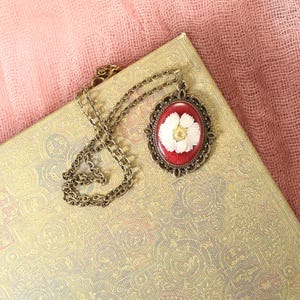 Light Academia- Cottagecore- Fairycore- Handcrafted Real flower Jewelry- Whimsigoth- Goblincore- Coquette- Dollete- Gift for Her
