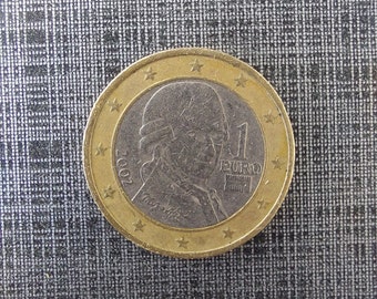 1 Euro coin - W. A. Mozart 2002