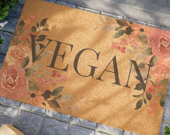 Floral Vegan Doormat