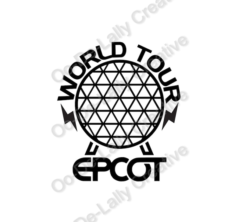 Epcot World Tour - Drink Around the World - Front and Back Design - SVG ...