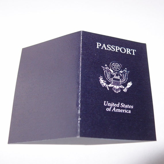 Digital PDF Passport Card World Travel Printable Blank Cards 
