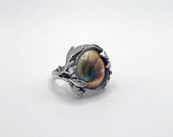 Silver Buddha's Eye Ring