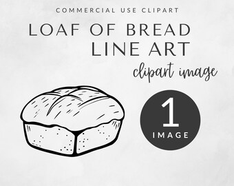 Loaf of Bread Clipart Pack for Commercial Use, Bread Clipart, Baking Clipart, Bakery Clipart, Food Png, DIGITAL DOWNLOAD
