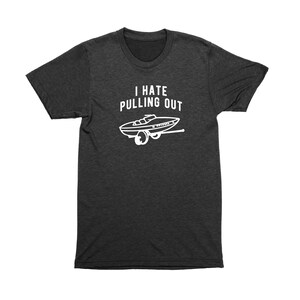 Funny Boating Shirts for Men, I Hate Pulling Out Graphic Tee, Boat Day Shirt bild 4