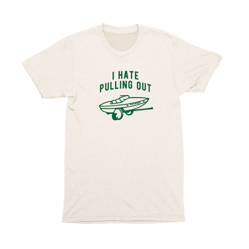 Funny Boating Shirts for Men, I Hate Pulling Out Graphic Tee, Boat Day Shirt bild 5