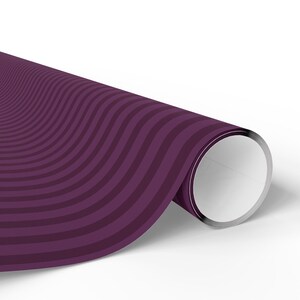 Purple Stripe Wrapping Paper: Elegant Gift Wrap, 90 GSM Fine Art Paper image 5