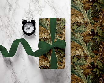 Papel de regalo William Morris: Papel de regalo elegante con motivos botánicos vintage