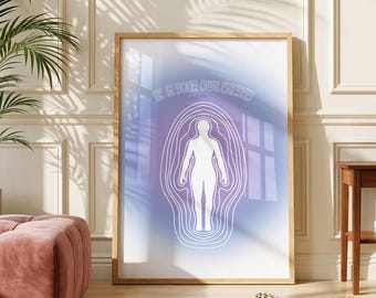 Be in Your Own Energy Print | Mindfulness Decor, Spiritual Art (Digital Download)