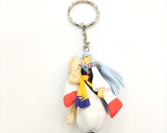 Inuyasha Sesshomaru Figure Keychain 2001 | Banpresto Rumiko Takahashi | Japan Limited Rare