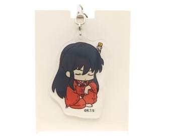 Inuyasha Acrylic Keychain Japan Design , Inuyasha Keychain , Rumiko Takahashi Very Rare from Japan