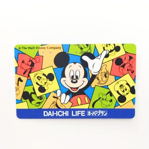 Cartões telefônicos japoneses com design do Mickey Mouse, cartões da Disney muito raros do Japão
