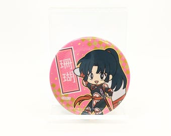 Inuyasha Badge Japan Design , Sango Can Badge , Inuyasha Item , Rumiko Takahashi