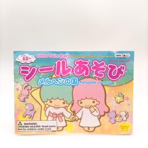 Adesivos Little Twin Stars Book 2021 Japan Design, Adesivos Twin Stars Seal Play, Sanrio friends