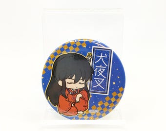 Inuyasha Badge Japan design,Inuyasha can badge,Inuyasha Item,Rumiko Takahashi