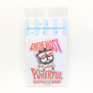 Bad Badtz Maru 2023 Japón Limitado, Pegatina de Sanrio Fabricada en Japón, Sanrio Friends Muy Raro