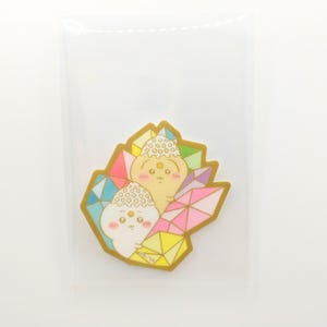 Chiikawa Stickers Japan Limited | Glitter Die-Cut Stickers Usagi & Chiikawa Design | Rare Anime Goods from Japan