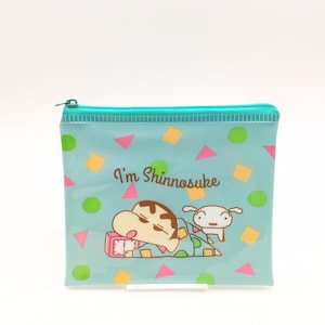 Crayon Shin Chan Pouch Japan Design , Shin Chan Mini Flat Pouch , shin chan Items