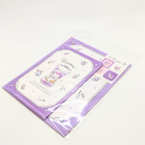 Conjunto de cartas Kuromi 2024 Japan Limited, Conjunto de cartas Sanrio, Amigos Sanrio do Japão