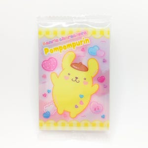 Tarjeta de oblea de Sanrio, tarjeta Pompompurin Japan Limited, personajes de Sanrio Wafer 9 Bandai de Japón
