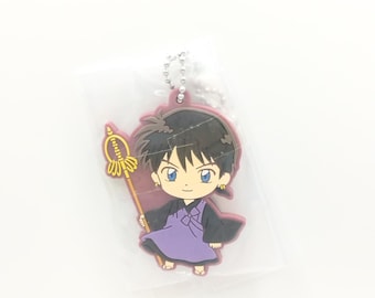 Inuyasha Key Chain Japan Limited , Miroku Rubber Key Chain , Rumiko Takahashi Very Rare