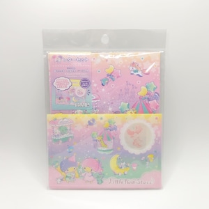 Set de cartas Little Twin Stars (diseño 2021), cartas de Sanrio, papelería de Sanrio, amigos de Sanrio