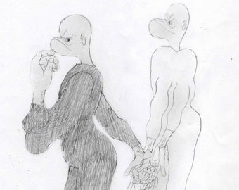 Sketch Of A Touch (original drawing)