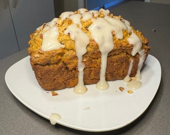 Enchanted Vegan Bliss:  Banana Nut Carrot Cake Bread