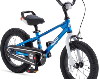 Royalbaby EZ Bicicleta para niños, bicicleta de equilibrio y pedales 2 en 1 para principiantes, fácil de aprender a andar en bicicleta, 16 pulgadas para niños y niñas de 3 a 10 años