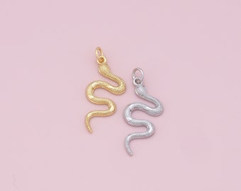 18 kt gold filled slanghanger, zilveren slangenbedelarmband ketting voor het maken van sieraden: