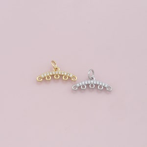 18K Gold Filled geschichteter Halskettenverschluss • Multi-Halskettentrenner • Detangler-Schichtverschluss • Entwirren Sie geschichtete Halsketten Detangler