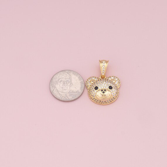 Charm (ciondolo) Ours En Or Rose 18 Carats - Orsetto Rosa, Or Jaune 18kt, Pendentif Unisexe, Neuf Avec étiquettes