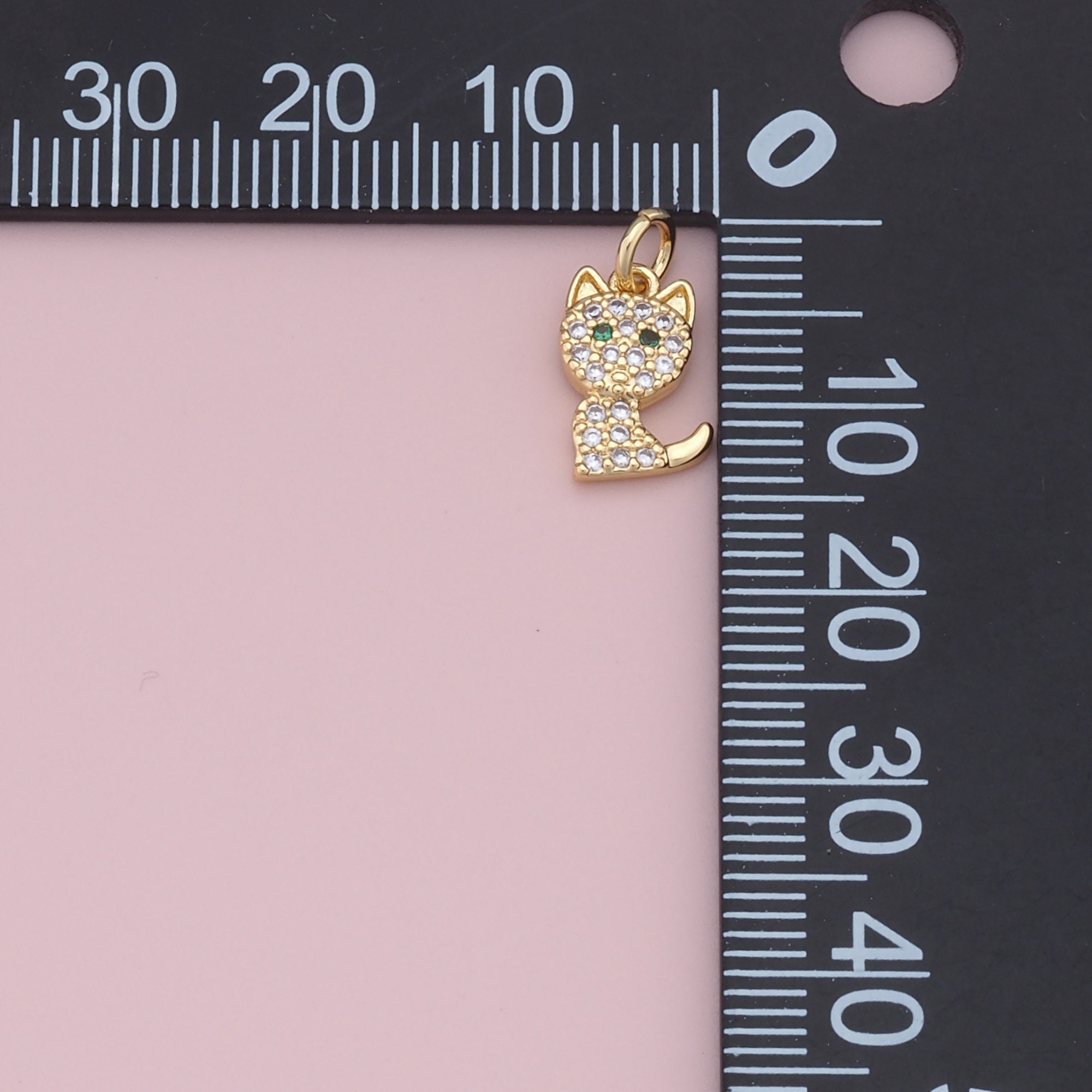 50 Ciondoli Aperti A Forma Di Gatto – Cornici In Lega Oro Per Resina E Fai Da Te – 10x11,5 Mm