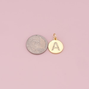 Pendentif Lettre Plaqué Or 18K Pour Création De Bijoux DIY - Fournitures