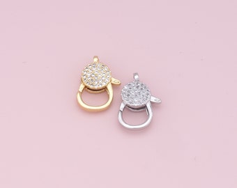 18kゴールドネックレス ロブスタークラスプ ゴールドネックレス留め金、18Kゴールドフィルドロブスタークラスプ
