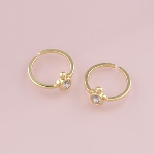 Gold Turtle Ring,18K Gold Filled CZ Micro Pave Turtle Ring,Classic Little Turtle jewelry