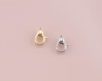 ゴールドクラスプ、18Kゴールドフィルドロブスタークラスプゴールド