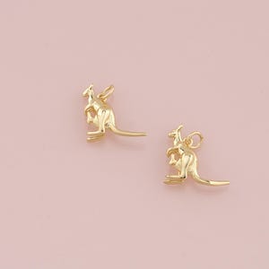 18K Gold füllte Känguru-Anhänger, zierliche Känguru-Charme-Armband-Halskette für die DIY Schmuckherstellung Versorgung