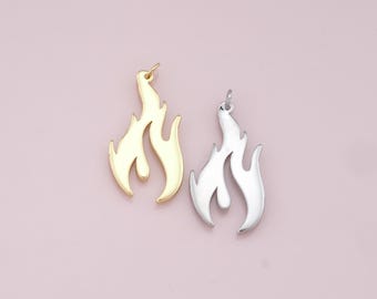 18K Gold Filled Element Pendant,Dainty Element Charm Bracelet Necklace for DIY Jewelry Making Supply