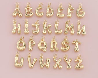 Set Di 2 Collane Donna: Ciondolo Iniziale A Cuore E Croce - Placcato Oro 18k