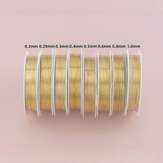 300 Perles Tube Entretoise – Ton Or – 5 X 10 Mm – Pour Fabrication De Bijoux
