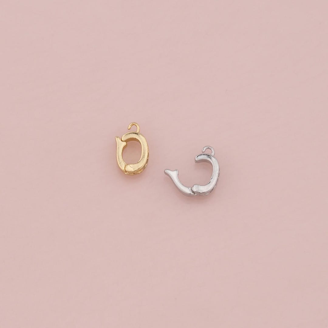 18k Gold Filled Oval Clasp,shortener Enhancer Clasp for DIY Jewelry ...