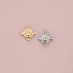 18K Gold Filled Paw Pendant,CZ Micro Pave Cat Dog Paw Charm Bracelet Necklace for DIY Jewelry Making Supply
