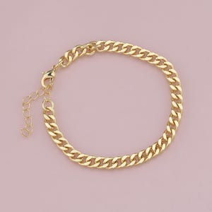 Gold verstellbare Kette, 18K Gold Filled ovales Armband, halb fertige Armbänder, Armbänder für die Schmuckherstellung