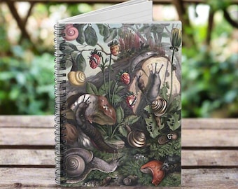Spiral Notebook - Snails