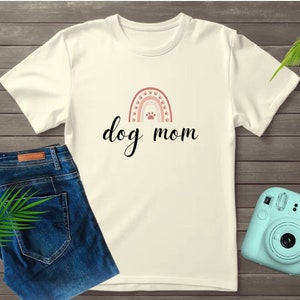 T-shirt couleur confort pour maman chien, cadeau pour maman chien chemise confortable maman en fourrure