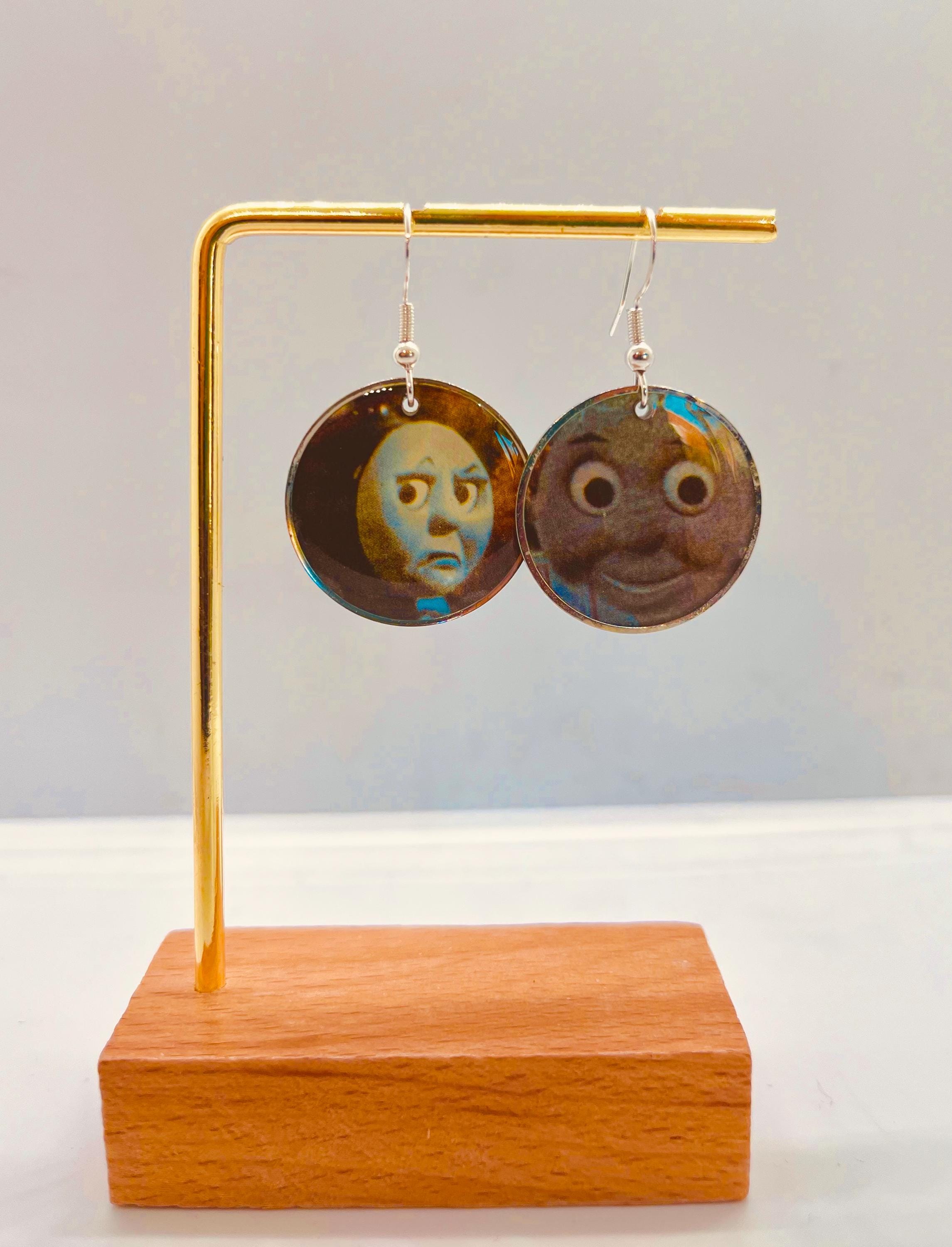 Thomas the Tank Engine Jewellery - Earrings - Recycled - Vintage Books ...