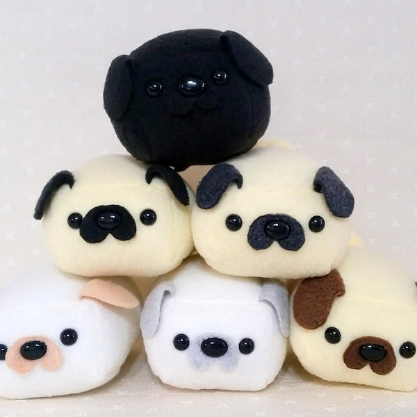 Mini Pug Loaf Color Choice - Made to Order